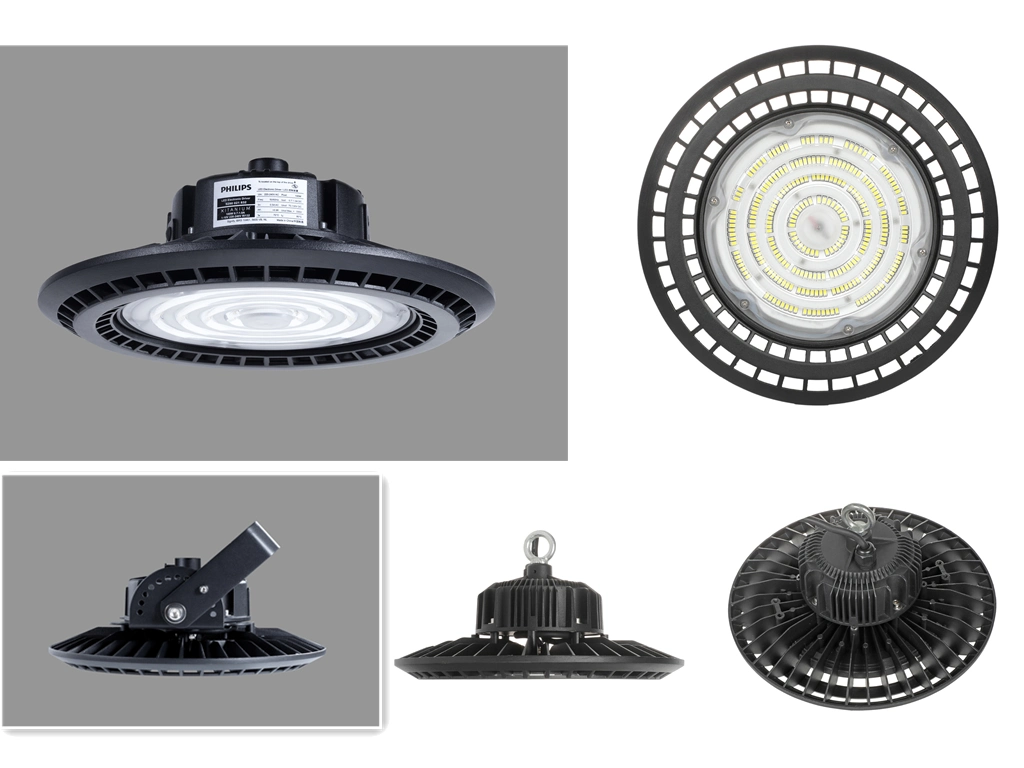 LED Highbay Light IP66 200lm/W UFO LED High Bay Light 5000K 100W 1-10V Dimmable Factory Light 0-10 Dimmable Dali Dimmable High Bay Light 200lm/W