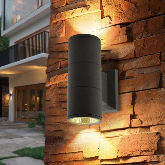 Aluminium IP65 Up Down Bracket Sconce Outdoor Wandleuchte LED Wandleuchte